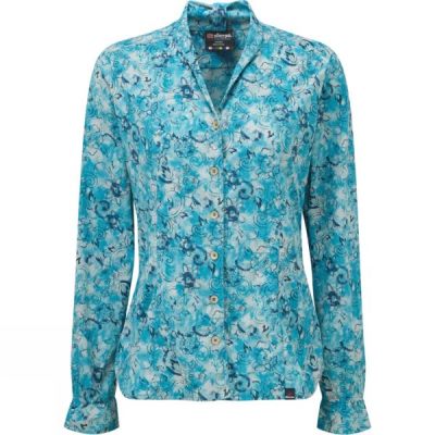 Camisa Sherpa Minzi L/S Mujer Azules - Chile JFK463975